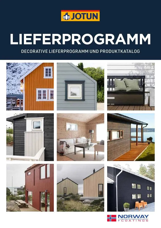 Frontseite: JOTUN Lieferprogramm