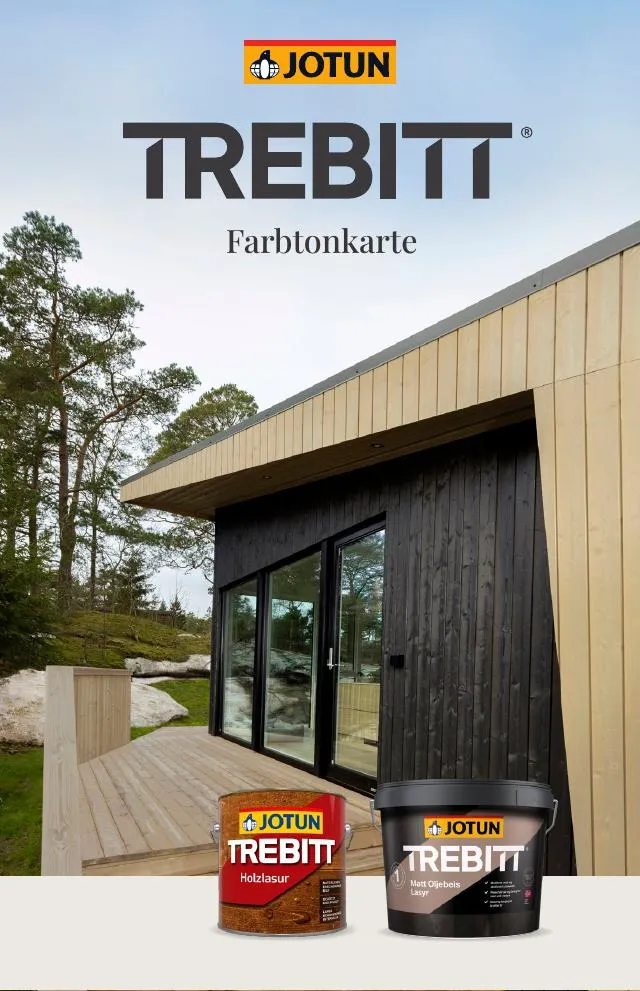 Frontseite: Trebitt Oljebeis mit Farbtonkarte